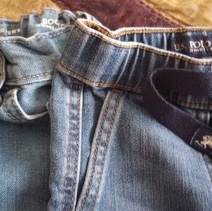 U.S. Polo Assn. Light Blue Denim Pantsand A Pair Of The Place 4t